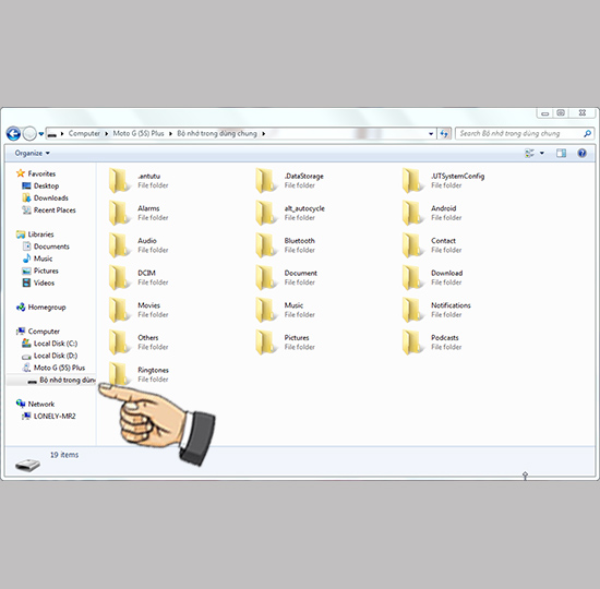 Truy cập dữ liệu trên máy tính